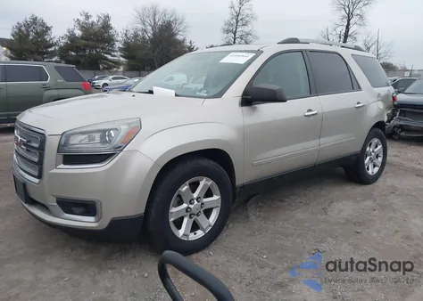 2013 GMC Acadia Sle-2 from USA, damaged, VIN 1GKKRPKD9DJ196404